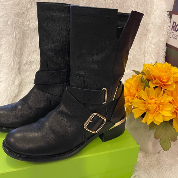 Vince Camuto Mid Calf Boots w/ crossbody bag set! - Picture 8 of 10